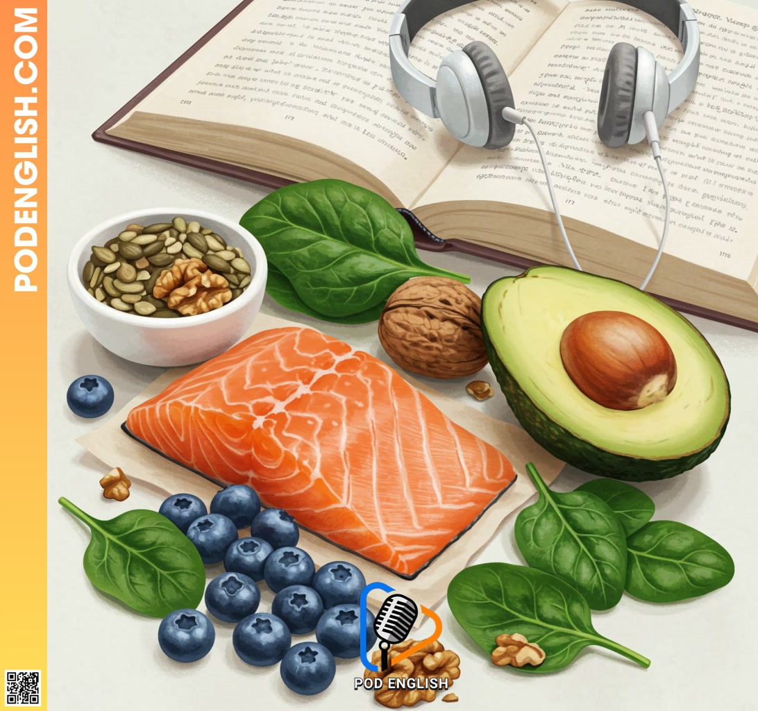 Best Foods to Eat for Sharper Focus and Memory While Learning English