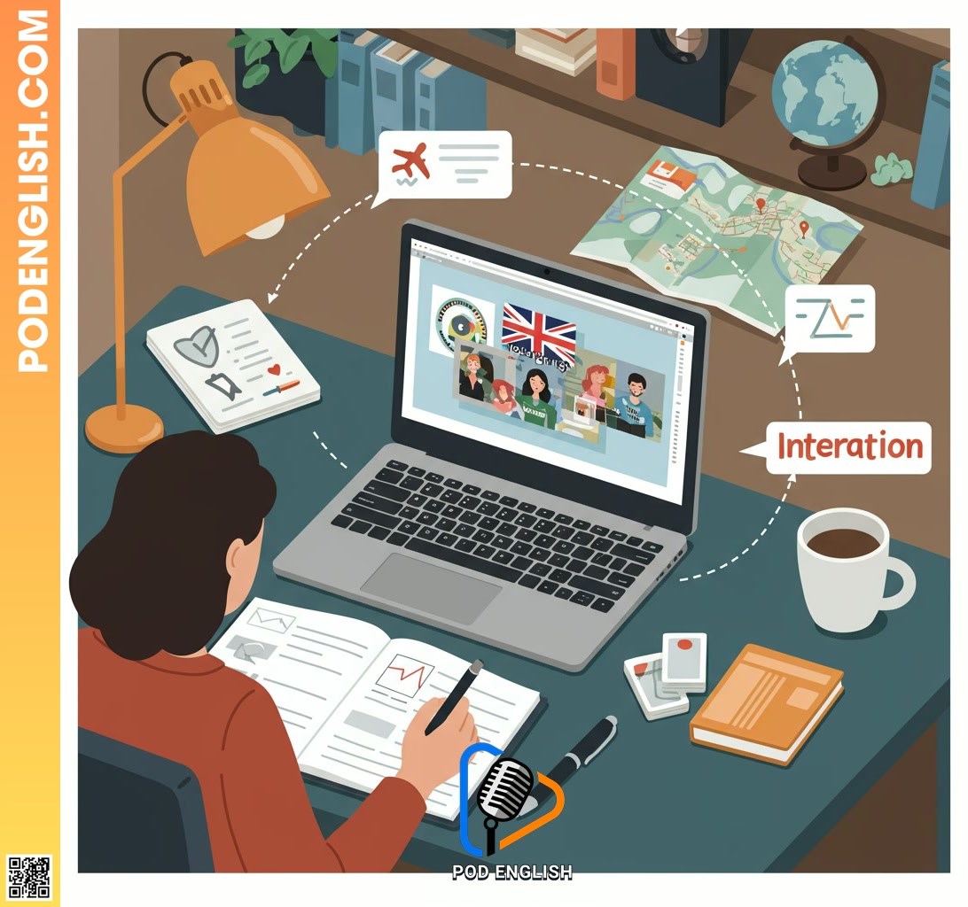 Beyond Watching: Integrating Vlogs with Other English Learning Methods