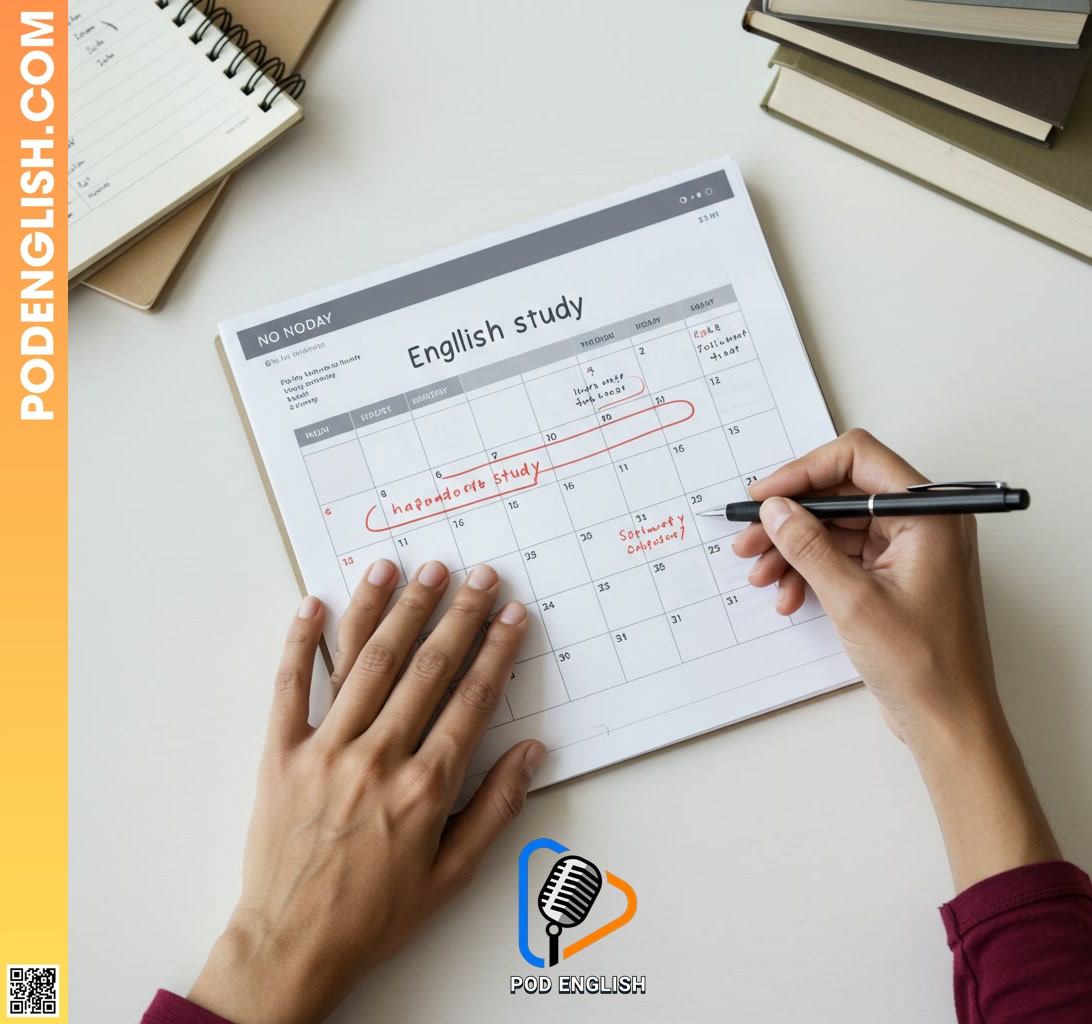 Creating and Committing to a Realistic English Study Schedule