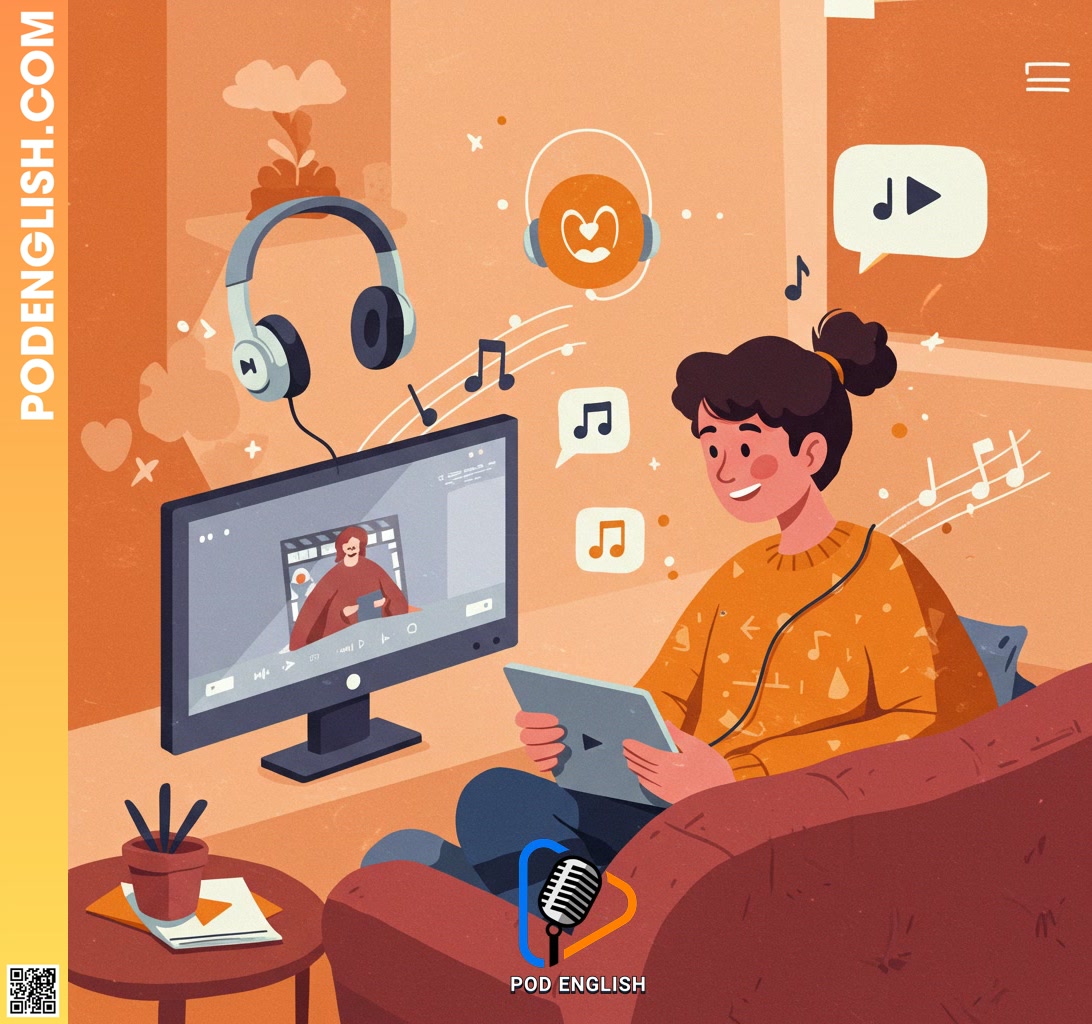 Dive into Entertainment: Learn with Movies, Music, and Podcasts