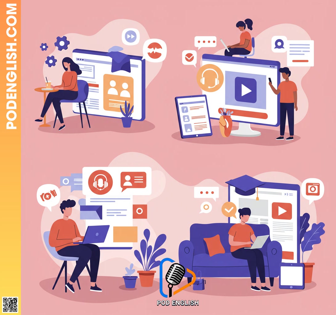 Exploring the Features of Online English Learning