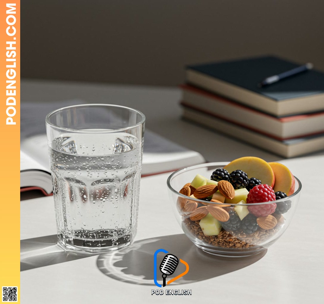 Hydration and Smart Snacking for Sustained Energy and Concentration