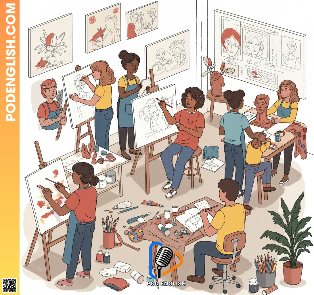 Practical Arts-Based Activities for Improving English Skills