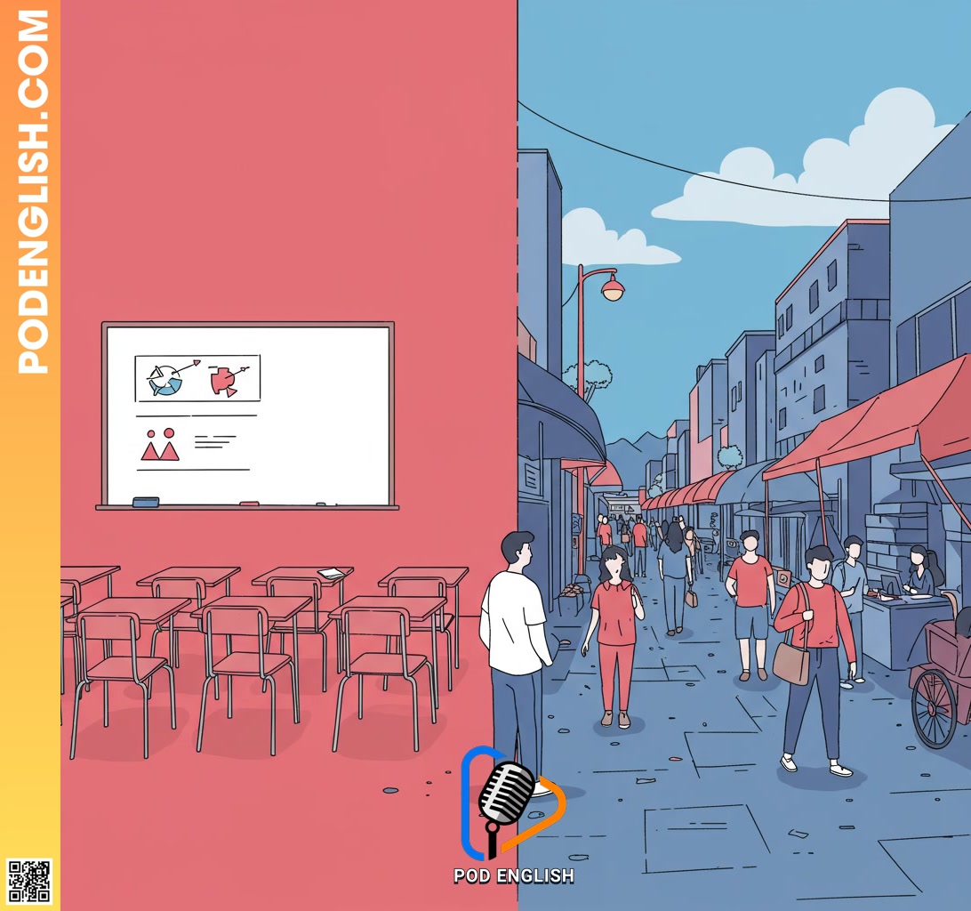 The Gap Between Classroom and Real-World English