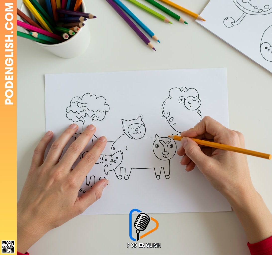 The Unconventional Way: Learning English with Coloring Books