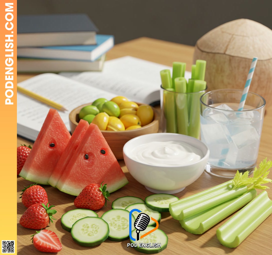 Top Hydrating Foods to Fuel Your English Learning