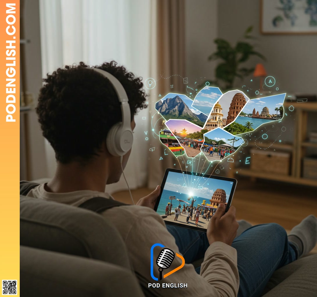 Why Travel Vlogs & Adventure Shows Are Effective English Learning Tools