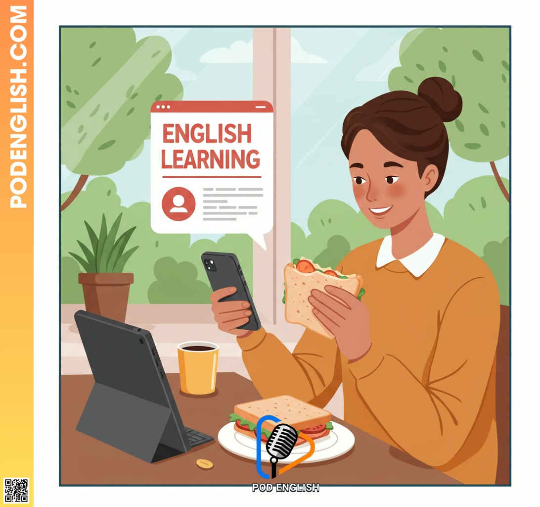 Why Your Lunch Break is Prime Time for English Practice