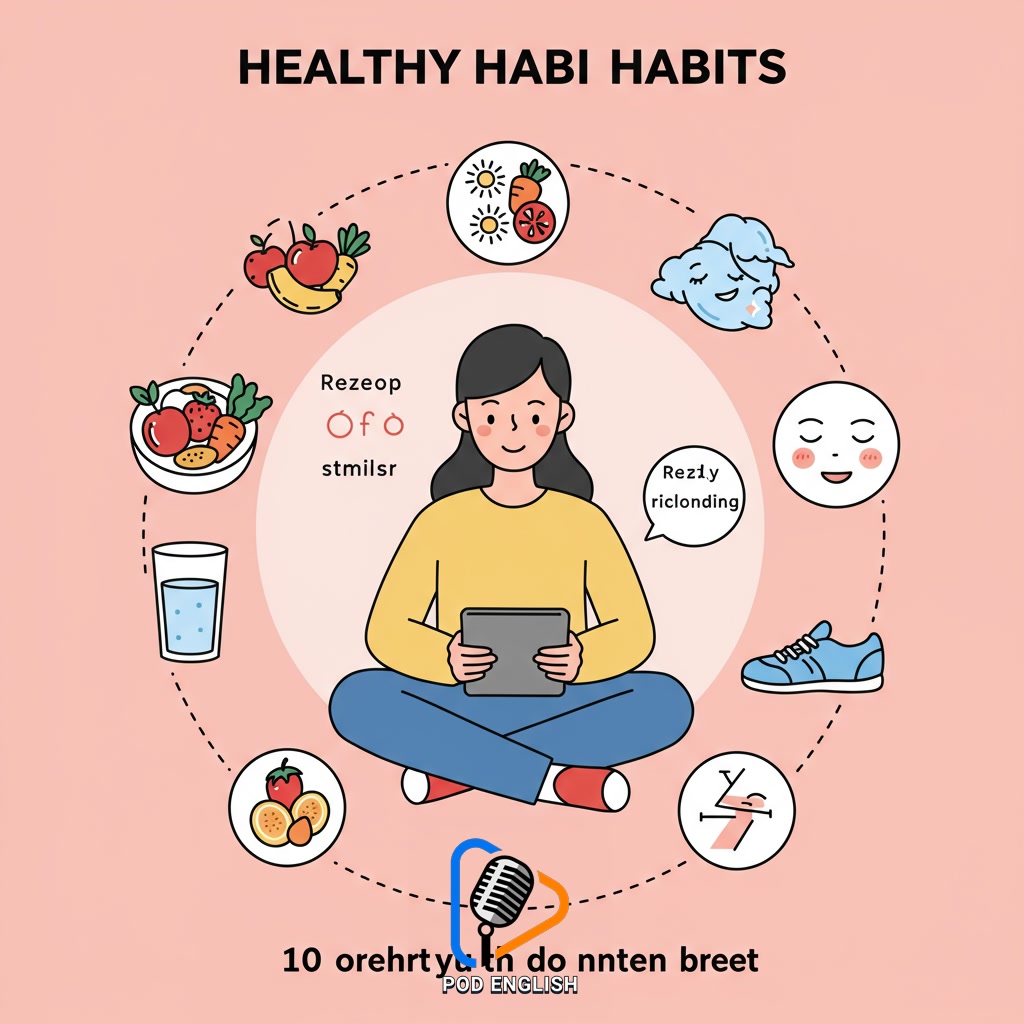Beyond Diet: Integrating Healthy Habits for Sustainable English Learning