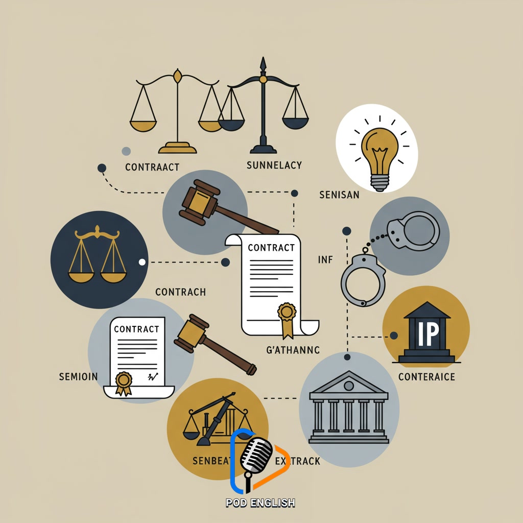 Core Vocabulary for Different Legal Fields