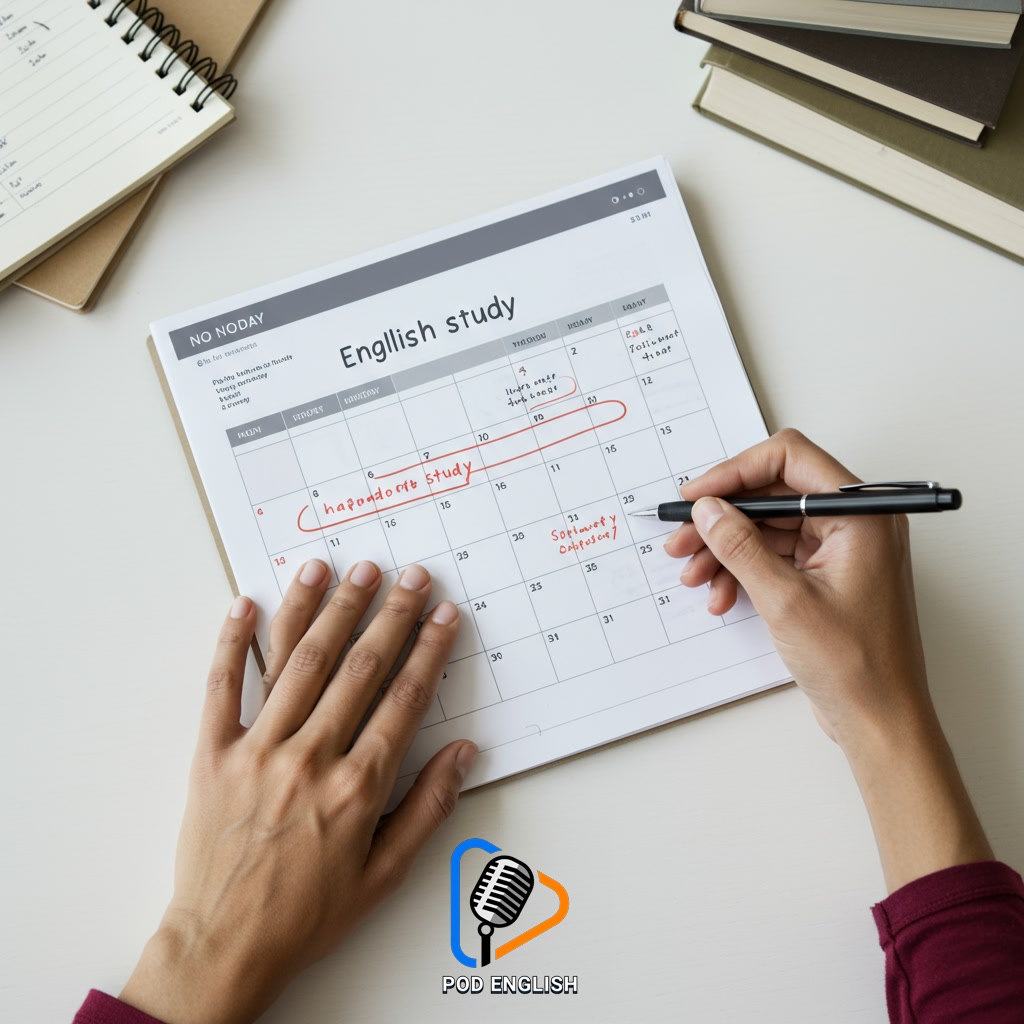 Creating and Committing to a Realistic English Study Schedule