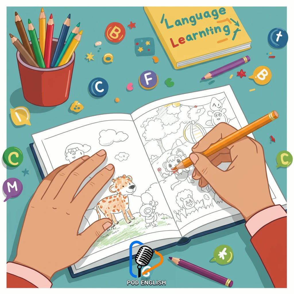 Creative Activities: Practical Ways to Use Coloring Books for Language Practice