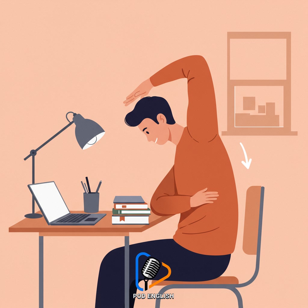 Easy Stretches for Desk-Bound English Learners