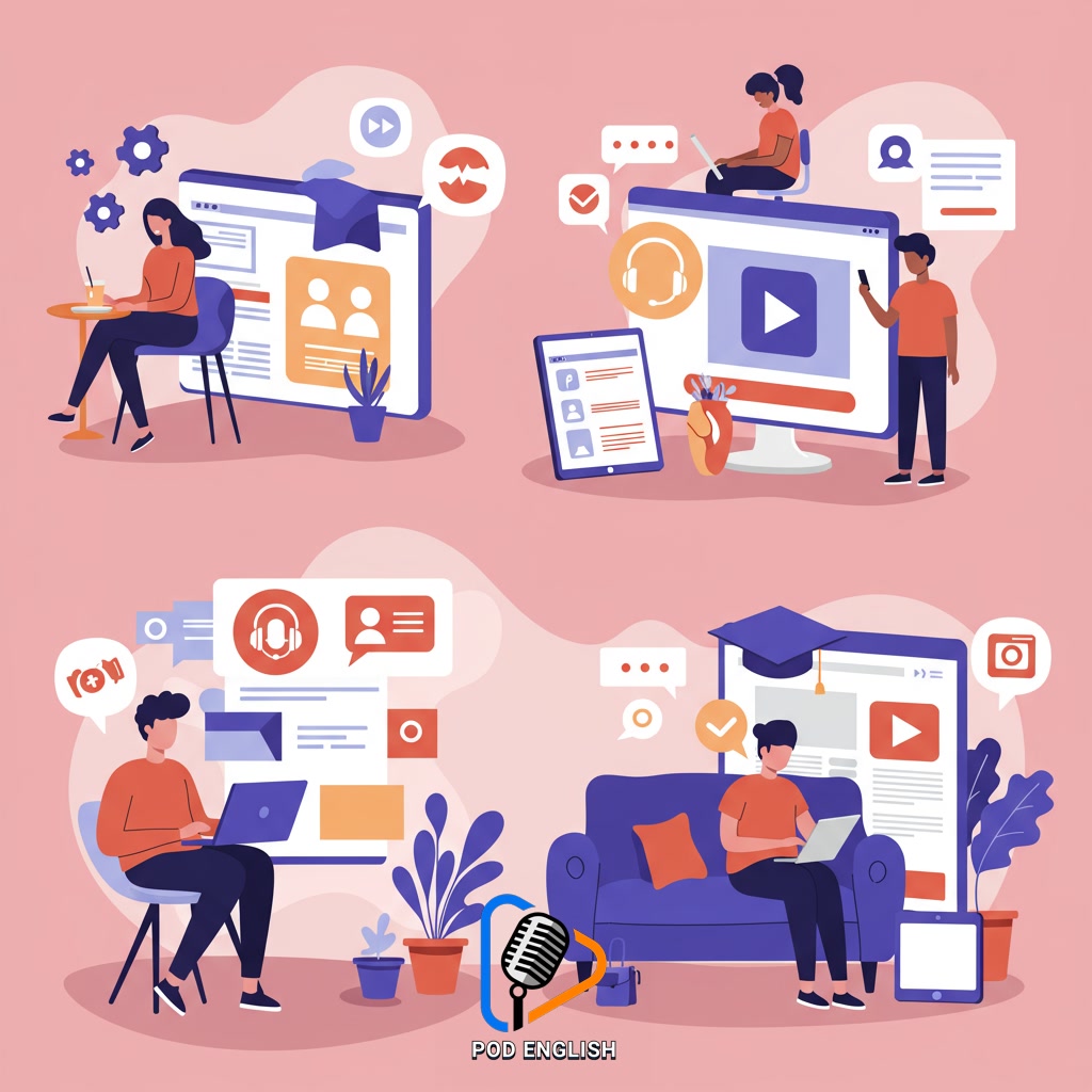Exploring the Features of Online English Learning