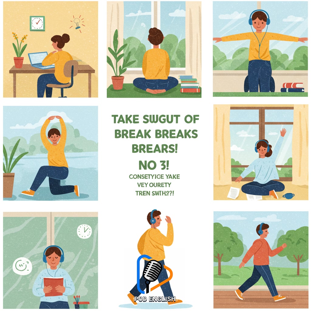 Integrating Productive Breaks and Downtime into Your English Study Routine
