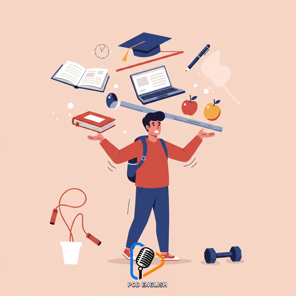 The Student Challenge: Balancing Study and Well-being