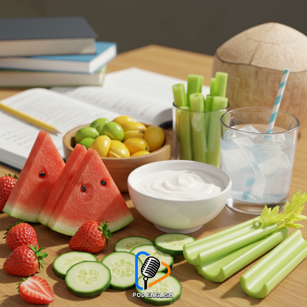 Top Hydrating Foods to Fuel Your English Learning