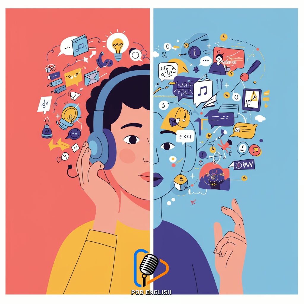 Visualizing for Improved English Speaking and Listening Skills