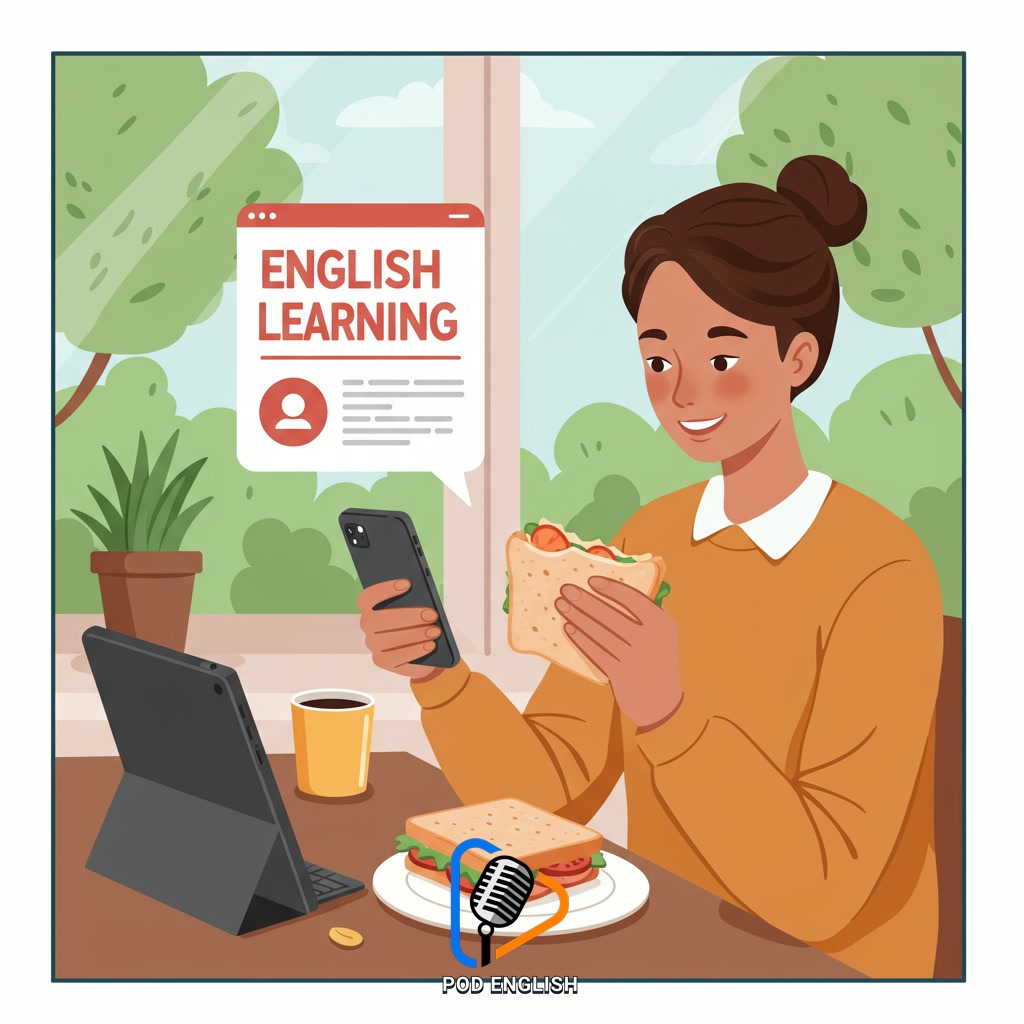 Why Your Lunch Break is Prime Time for English Practice